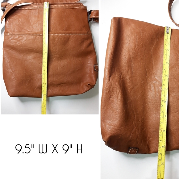⚡SALE💥Rosetti❤Crossbody Multi Pocket Brown Bag - Picture 7 of 9